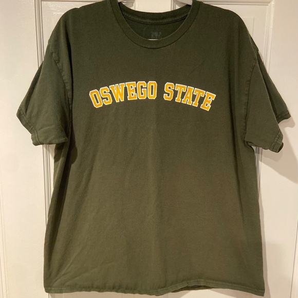 MVP Sport XL Oswego State T-Shirt – Dark Green with Yellow Lettering – 100% Cott - Picture 1 of 5